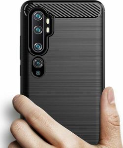 Etui XIAOMI MI NOTE 10 Pancerne Carbon czarne 2