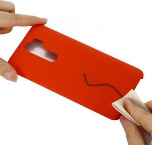 Etui XIAOMI MI NOTE 10 Silicone case elastyczne silikonowe czerwone 4