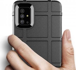 Etui SAMSUNG GALAXY A41 Pancerne Rugged Square czarne 2
