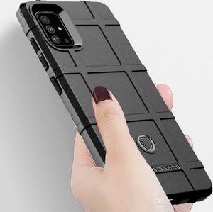 Etui SAMSUNG GALAXY A41 Pancerne Rugged Square czarne 4