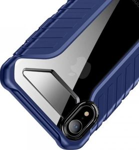 Baseus Odporne etui Baseus Michelin Case do iPhone XR (niebieskie) 5