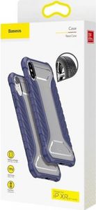 Baseus Odporne etui Baseus Michelin Case do iPhone XR (niebieskie) 9