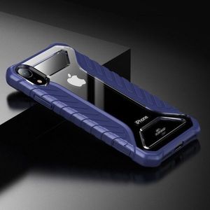 Baseus Odporne etui Baseus Michelin Case do iPhone XR (niebieskie) 10
