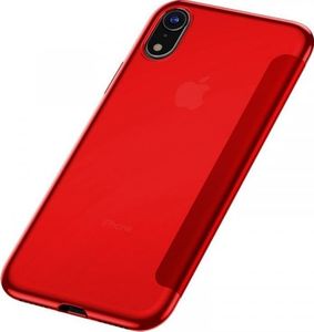 Baseus Etui dotykowe z klapką Baseus Touchable Case do iPhone XR (czerwone) 2