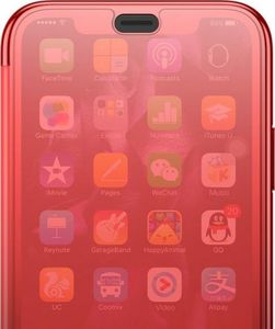 Baseus Etui dotykowe z klapką Baseus Touchable Case do iPhone XS Max (czerwony) 4
