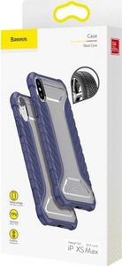Baseus Odporne etui Baseus Michelin Case do iPhone XS Max (niebieskie) 11