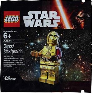 LEGO LEGO STAR WARS C-3PO Minifig 2015 Czerwona lewa ręka - Przebudzenie Mocy 1