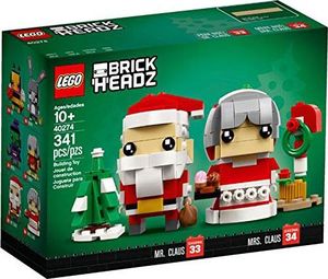 LEGO LEGO Mr. and Mrs. Santa - życzy Wesołych Świąt Bożego Narodzenia w - z Państwem Mikołajami! 1