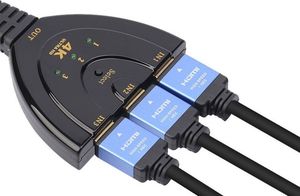 Techly 3-Portowy Przełącznik HDMI 3x1 4K*30Hz Pigtail 3