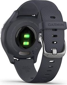 Zegarek sportowy Garmin Garmin vvomove 3S - smukły, smartwatch z analogowymi wskazówkami i wyświetlaczem OLED , aplikacje sportowe i dane dotyczące kondycji / zdrowia, wodoodporność, 5-dniowa żywotność baterii 5