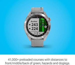 Zegarek sportowy Garmin Zegarek golfowy Garmin Approach S40 szary (13) 0 4