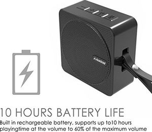 Głośnik Avantree Avantree przenośny mini głośnik Bluetooth Wodoodporny pod prysznic, 10 godzin muzyki, mały bezprzewodowy wodoodporny głośnik IPX6 z gniazdem na karty SD na zewnątrz i na plażę - SP950 6