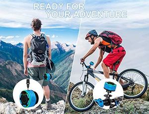 Głośnik Moosen Głośnik Bluetooth, wodoodporny mech IPX7 przenośny bezprzewodowy Głośnik prysznicowy Bluetooth z radiem FM, wyświetlaczem LED, TWS i Light Show, dźwięk HD i głęboki bas Głośnik do basenu w łazience 7