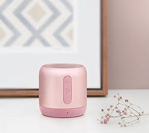 Głośnik Anker Anker SoundCore mini Głośnik Bluetooth, kompaktowy Głośnik z 15 godzinami pracy, fantastycznym dźwiękiem, zasięgiem Bluetooth 20 metrów, radiem FM i intensywnym basem (różowy) 3