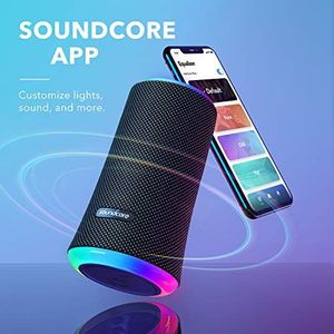 Głośnik Anker Anker Głośnik Bluetooth Soundcore Flare 2, z ochroną przed wodą IPX7, wszechstronny dźwięk 360 , do ogrodu, plaży, wakacji, z PartyCast, regulacją EQ i 12 godzin pracy na baterii 7