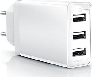 Ładowarka CSL-Computer CSL - 3-portowa ładowarka USB 30W z inteligentnym ładowaniem Smart Charge Solid Charge - 6000 mA -do Apple iPhone iPad Samsung Galaxy Note Nexus HTC Motorola LG 1