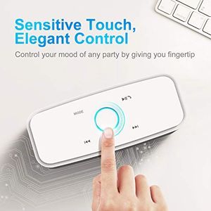 Głośnik Doss Głośniki Bluetooth DOSS SoundBox Bezprzewodowe przenośne Głośniki dotykowe 12 W z 12-godz. czasem pracy i podwójnym sterownikiem Głośniki bezprzewodowe z kartą TF, mikrofonem 4