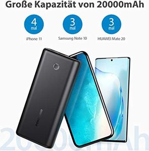 Powerbank POWERADD POWERADD Powerbank EnergyCell 20000 mAh Power Bank Bateria zewnętrzna Przenośna ładowarka do telefonu, iPhonea, iPada, Samsunga Galaxy Huawei i innych smartfonów 4