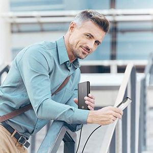 Powerbank POWERADD POWERADD Powerbank EnergyCell 20000 mAh Power Bank Bateria zewnętrzna Przenośna ładowarka do telefonu, iPhonea, iPada, Samsunga Galaxy Huawei i innych smartfonów 8