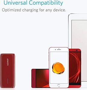 Powerbank Anker Anker Powerbank Astro E1 6700 mAh zewnętrzna bateria, wyjątkowo ?adowarka USB z PowerIQ do iPhone 7 7+ 6s 6 Plus SE, iPada, Samsunga Galaxy i innych smartfonów - czerwona 3