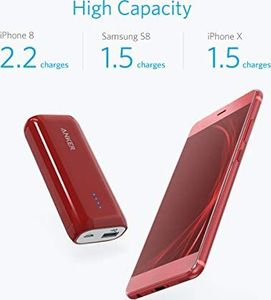 Powerbank Anker Anker Powerbank Astro E1 6700 mAh zewnętrzna bateria, wyjątkowo ?adowarka USB z PowerIQ do iPhone 7 7+ 6s 6 Plus SE, iPada, Samsunga Galaxy i innych smartfonów - czerwona 5