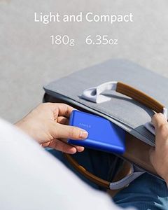 Powerbank Anker Powerbank Anker PowerCore 10000 mAh, mała i lekka bateria zewnętrzna, bardzo kompaktowa, do iPhone X / 8/8 Plus / 7 / 6s / 6 Plus / iPad, Samsung Galaxy (niebieski) 2