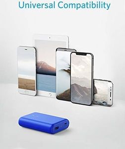 Powerbank Anker Powerbank Anker PowerCore 10000 mAh, mała i lekka bateria zewnętrzna, bardzo kompaktowa, do iPhone X / 8/8 Plus / 7 / 6s / 6 Plus / iPad, Samsung Galaxy (niebieski) 4