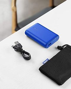 Powerbank Anker Powerbank Anker PowerCore 10000 mAh, mała i lekka bateria zewnętrzna, bardzo kompaktowa, do iPhone X / 8/8 Plus / 7 / 6s / 6 Plus / iPad, Samsung Galaxy (niebieski) 7