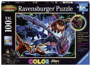 Ravensburger Puzzle świecące XXL Smoki 100 elementów 1