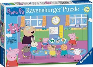 Ravensburger Puzzle Zabawa w klasie Świnka Peppa 1