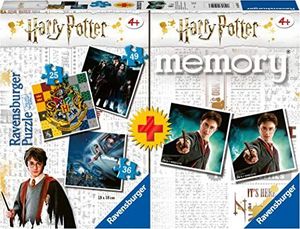 Ravensburger Ravensburger Multipack, 1 x Memory + 3 x Puzzle Harry Potter (05054) - Wielokolorowe / Asortyment 1