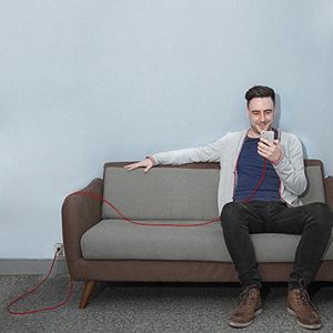 Kabel USB Anker Anker Kabel Powerline + 3 m Lightning Apple iPhone Kabel do ładowania iPada [podwójnie pleciony z nylonem] do iPhone'a XS / XS Max / XR / X / 8/8 Plus / 7/7 Plus / iPad i inne (czerwony) 3