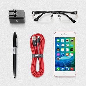 Kabel USB Anker Anker Kabel Powerline + 3 m Lightning Apple iPhone Kabel do ładowania iPada [podwójnie pleciony z nylonem] do iPhone'a XS / XS Max / XR / X / 8/8 Plus / 7/7 Plus / iPad i inne (czerwony) 7