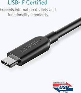 Kabel USB Anker Anker Kabel Powerline II z USB-C na USB-C 3.1 Gen2 (90 cm) z zasilaniem do Samsunga Galaxy S8 S8 + S9 S10, iPada Pro 2020, nowego MacBooka, Google Pixel, Nexusa 6P, Huawei Matebook 5