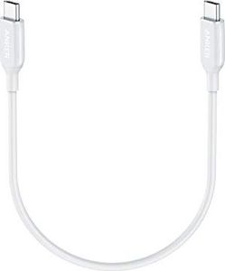 Kabel USB Anker Anker Kabel Powerline III z USB-C na USB-C, 30-centymetrowy, szybki Kabel z zasilaniem 60 W PD do Apple MacBook, iPad Pro 2020, Samsung Galaxy S10 Plus S9 S8 Plus, Pixel i wiele innych (A8851021) - 259 1
