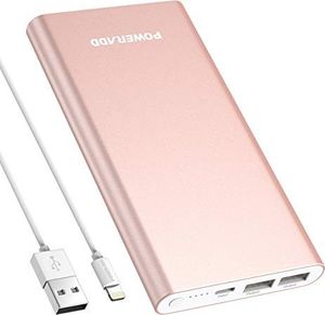 Powerbank POWERADD POWERADD Pilot 4GS 12000 mAh zewnętrzny power bank do ładowarki telefonu komórkowego iPhone, specjalnie dla iPhone'a 11, 8, X, XS, 7, 7 Plus, 6, 6 Plus, 6s, 5, 5s, 5c, SE 1