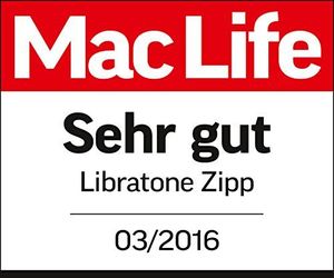 Głośnik Libratone Głośnik bezprzewodowy Libratone ZIPP Copenhagen Edition (dźwięk 360 , WiFi, Bluetooth, MultiRoom, Airplay 2, Spotify Connect, 10 godzin baterii) pieprz czarny 10