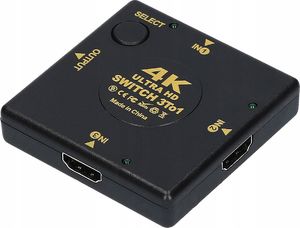 Pawonik Switch Przełącznik 3x Hdmi Ultra Hd 4K 1