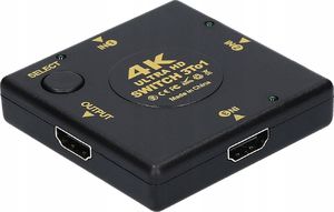 Pawonik Switch Przełącznik 3x Hdmi Ultra Hd 4K 3