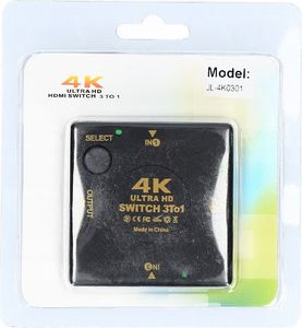 Pawonik Switch Przełącznik 3x Hdmi Ultra Hd 4K 6