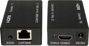 System przekazu sygnału AV Pawonik EXTENDER KONWERTER HDMI na LAN PO SKRĘTCE RJ45 60M 1