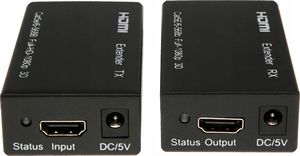 System przekazu sygnału AV Pawonik EXTENDER KONWERTER HDMI na LAN PO SKRĘTCE RJ45 60M 2