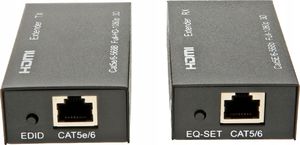 System przekazu sygnału AV Pawonik EXTENDER KONWERTER HDMI na LAN PO SKRĘTCE RJ45 60M 3