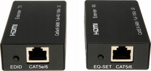 System przekazu sygnału AV Pawonik EXTENDER KONWERTER HDMI na LAN PO SKRĘTCE RJ45 60M 4