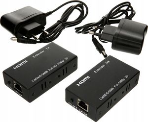 System przekazu sygnału AV Pawonik EXTENDER KONWERTER HDMI na LAN PO SKRĘTCE RJ45 60M 6
