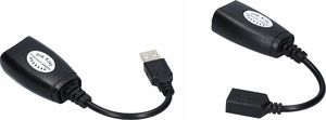 Adapter USB Pawonik RJ45 USB-A - RJ-45 Czarny 2