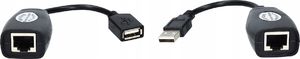 Adapter USB Pawonik RJ45 USB-A - RJ-45 Czarny 3