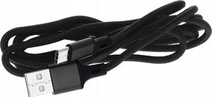 Kabel USB Pawonik USB-A - 1 m Czarny (183) 3