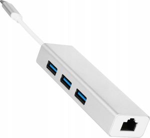 HUB USB Pawonik JL-C3103 1x RJ-45  + 3x USB-A 3.0 (192) 3