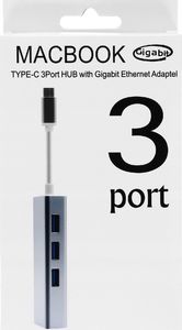 HUB USB Pawonik JL-C3103 1x RJ-45  + 3x USB-A 3.0 (192) 6